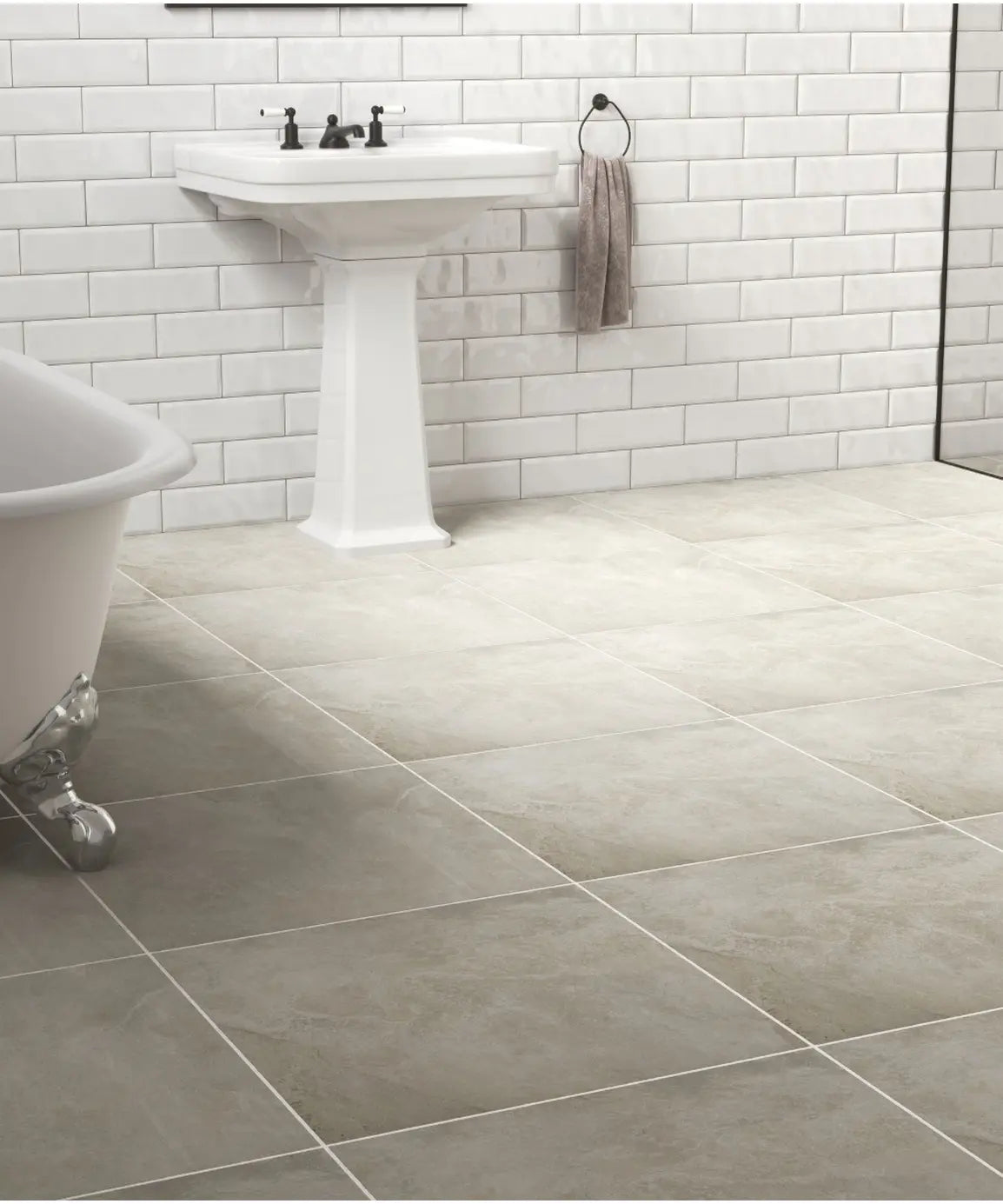 Staunton Putty Tile (60.5cm x 60.5cm)